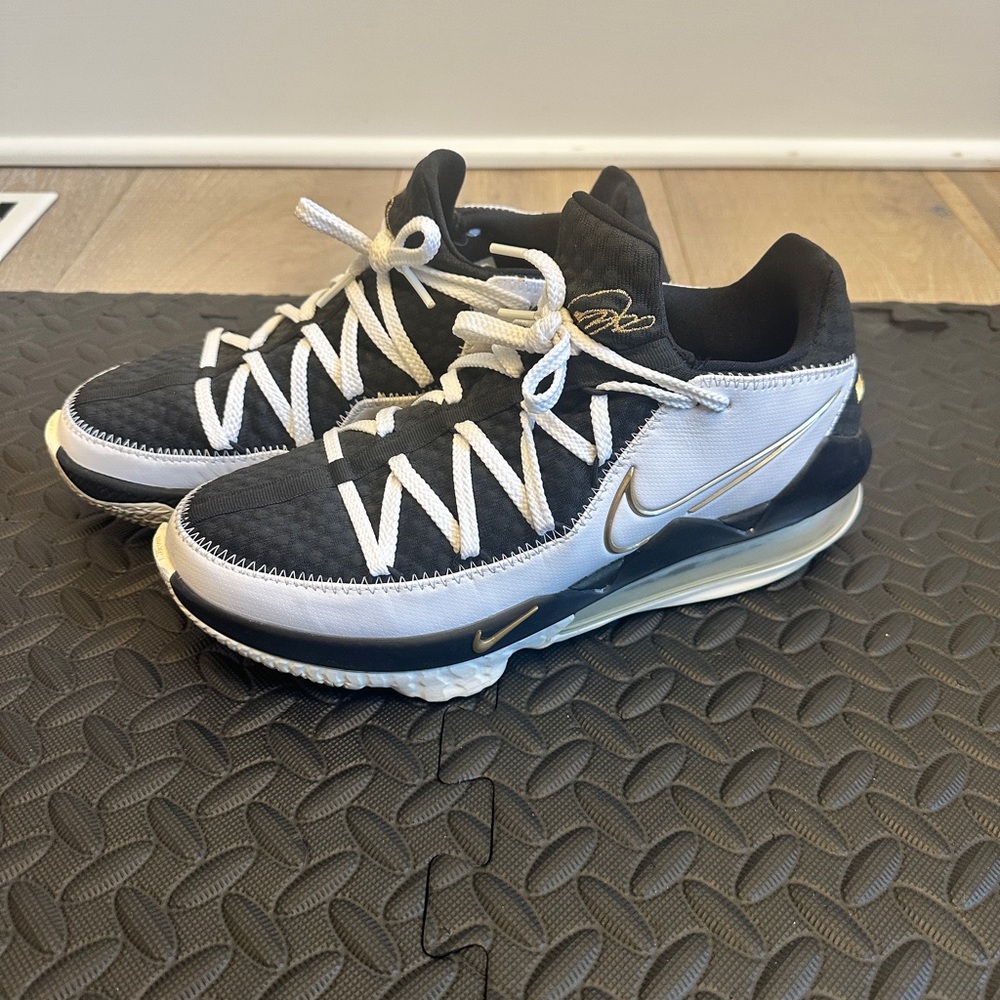 Size 10 - Nike LeBron 17 Low Metallic Gold 2020